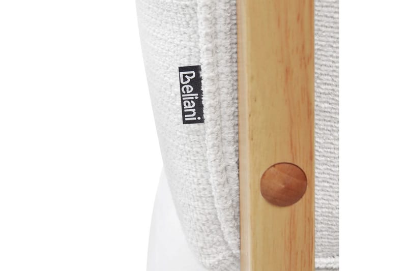 Lænestol Kokkola - Hvid, lyst træ - Møbler - Stole & lænestole - Lænestole