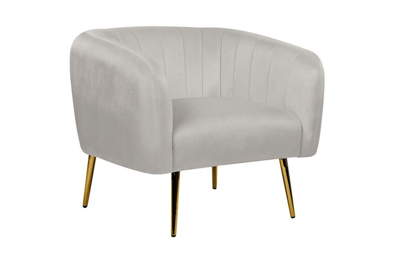 Lænestol Laconia, Grå, guld