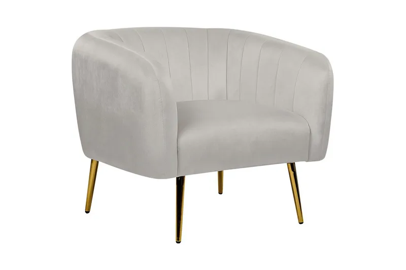 Lænestol Laconia, Grå, guld