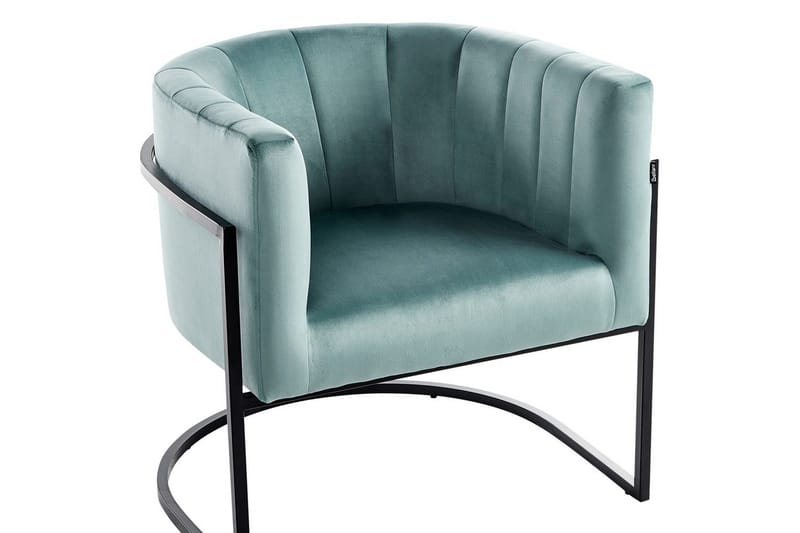 Lænestol Larvik II Grøn/sort - Grøn/sort - Møbler - Stole & lænestole - Lænestole