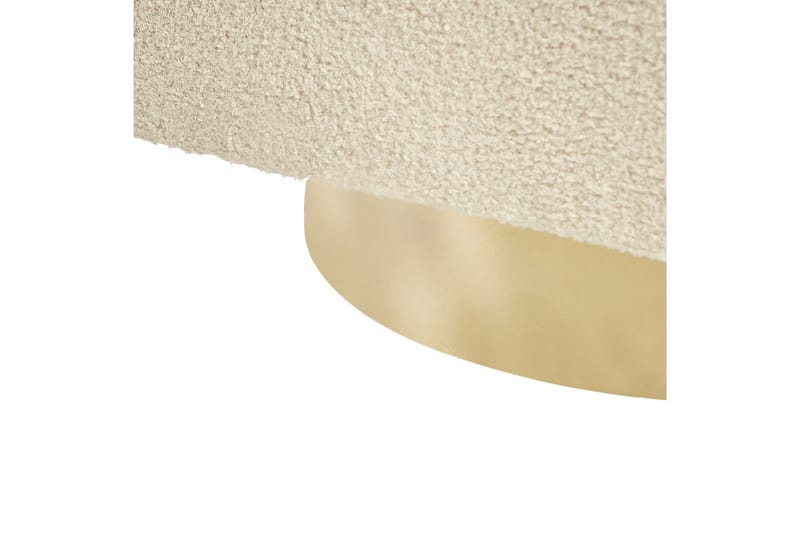 Lænestol Lavik Beige/guld - Beige/guld - Møbler - Stole & lænestole - Lænestole