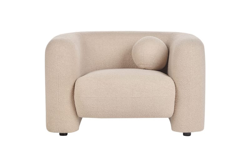 Lænestol Leiren - Beige/Bouclé - Møbler - Stole & lænestole - Lænestole