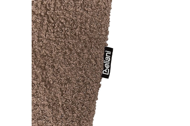 Lænestol Lesja - Brun, lyst træ/Bouclé - Møbler - Stole & lænestole - Lænestole