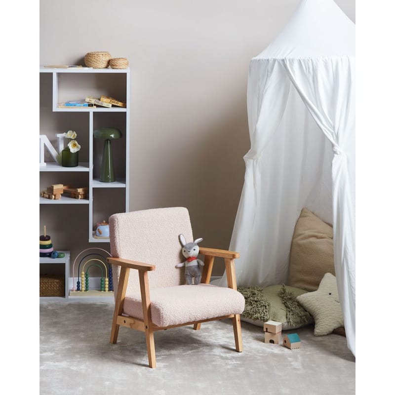 Lænestol Linde - Rosa, lyst træ - Møbler - Stole & lænestole - Lænestole - Sengestol