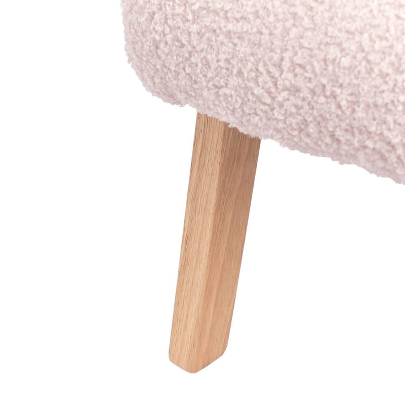 Lænestol Linde - Rosa, lyst træ - Møbler - Stole & lænestole - Lænestole - Sengestol