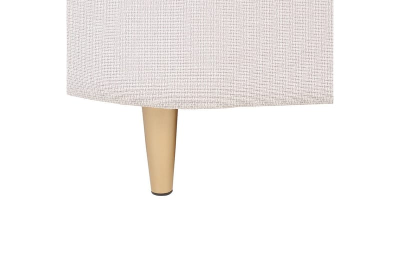 Lænestol Loen - Beige, guld/polyester, Beige, guld/Polyester - Møbler - Stole & lænestole - Lænestole