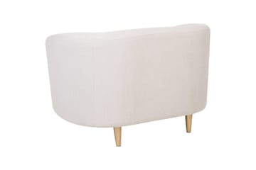 Lænestol Loen - Beige/guld/polyester/Beige/guld/Polyester - Møbler - Stole & lænestole - Lænestole - Klubstol