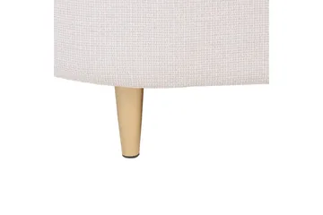 Lænestol Loen - Beige/guld/polyester/Beige/guld/Polyester - Møbler - Stole & lænestole - Lænestole - Klubstol