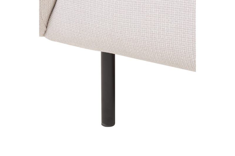 Lænestol Loen - Lys beige, sort/Polyester, Lysebeige, sort/polyester - Møbler - Stole & lænestole - Lænestole
