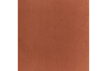 Lænestol Loen - Orange, sort/Velour, Orange, sort/Fløjl - Møbler - Stole & lænestole - Lænestole - Klubstol