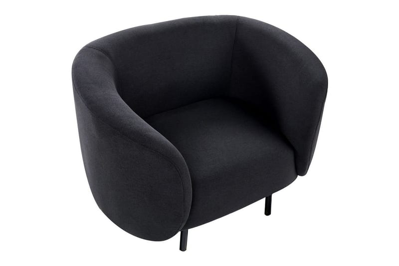 Lænestol Loen - Sort/Polyester - Møbler - Stole & lænestole - Lænestole