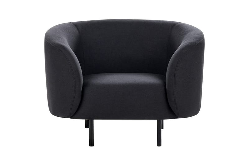Lænestol Loen - Sort/Polyester - Møbler - Stole & lænestole - Lænestole