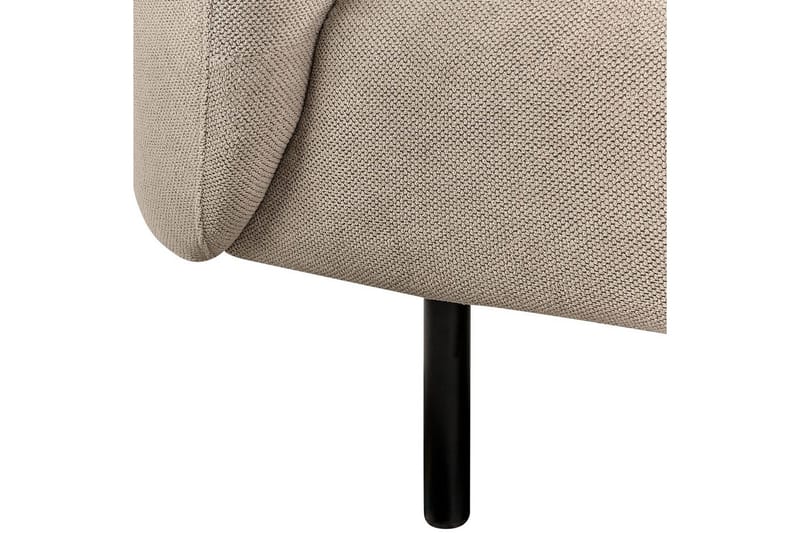 Lænestol Loen - Taupe, grå, sort/Polyester - Møbler - Stole & lænestole - Lænestole - Klubstol