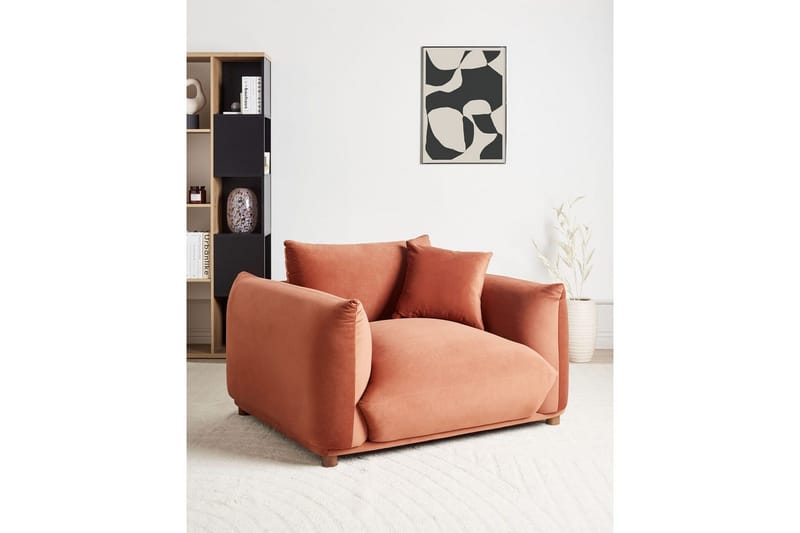 Lænestol Luvos - Brun, mørkt træ - Møbler - Stole & lænestole - Lænestole