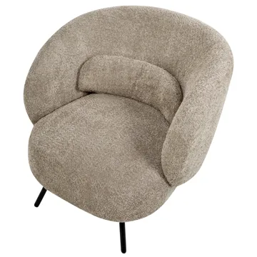Lænestol Makela - Taupe - Møbler - Stole & lænestole - Lænestole