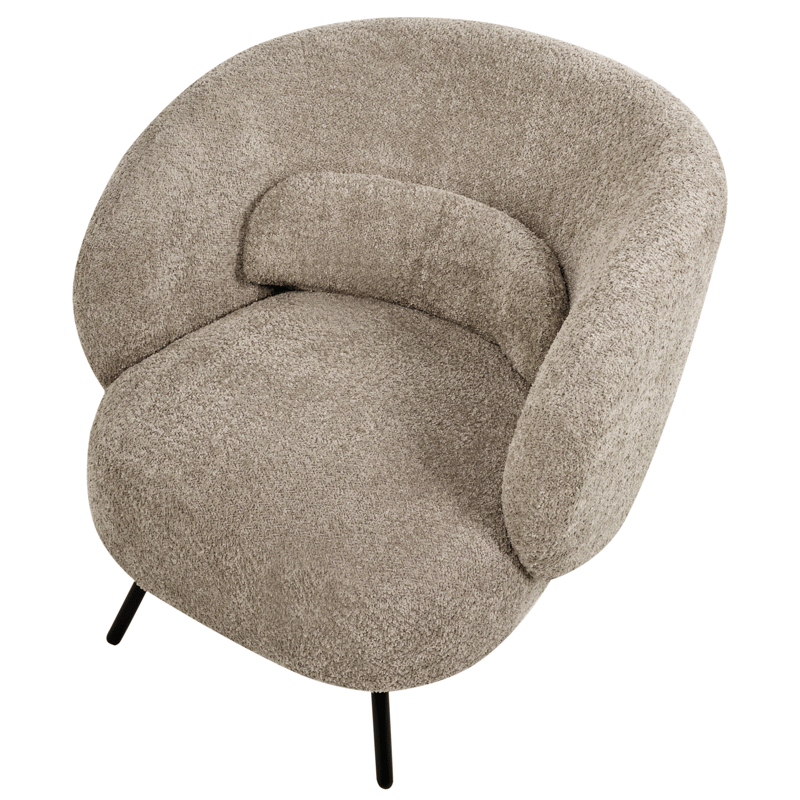 Lænestol Makela - Taupe - Møbler - Stole & lænestole - Lænestole