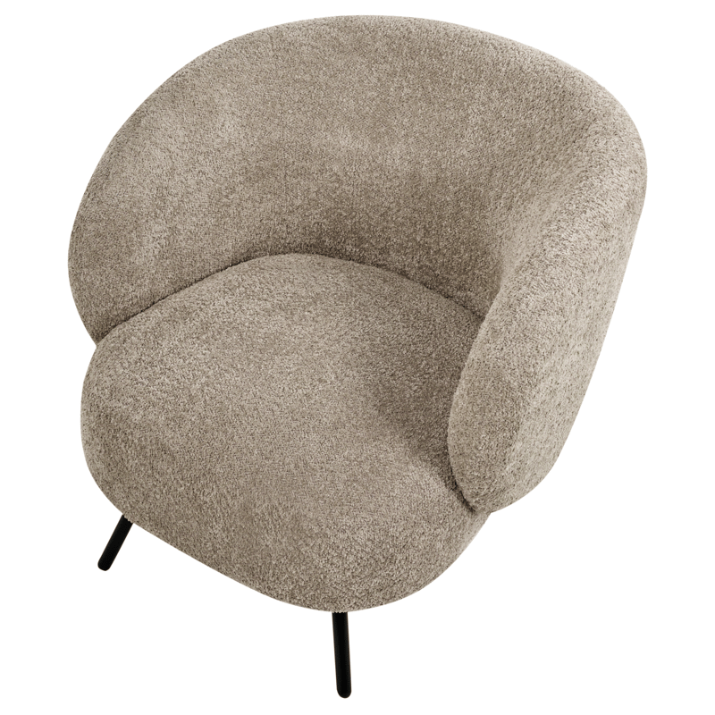 Lænestol Makela - Taupe - Møbler - Stole & lænestole - Lænestole