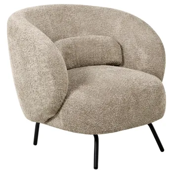 Lænestol Makela - Taupe - Møbler - Stole & lænestole - Lænestole