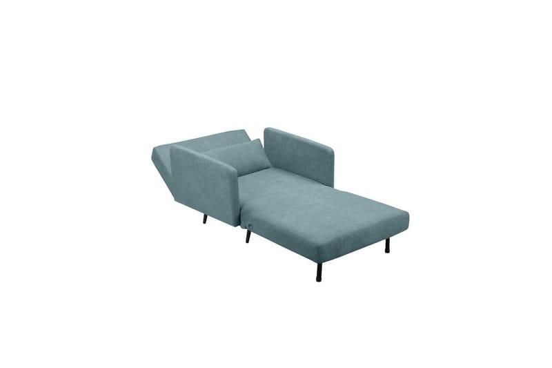 Lænestol Mallory Petrol - Petrol - Møbler - Stole & lænestole - Lænestole - Sengestol