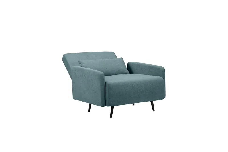 Lænestol Mallory Petrol - Petrol - Møbler - Stole & lænestole - Lænestole - Sengestol