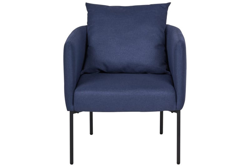 Lænestol Malmos - Blå, sort - Møbler - Stole & lænestole - Lænestole