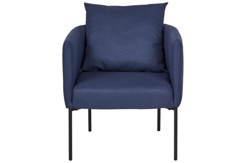 Lænestol Malmos - Blå, sort - Møbler - Stole & lænestole - Lænestole