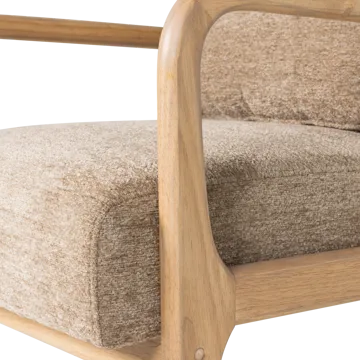 Lænestol Mark - Sand - Møbler - Stole & lænestole - Lænestole