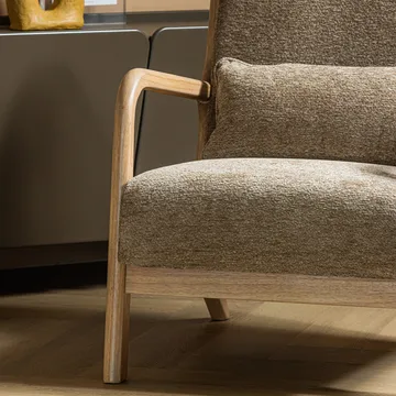Lænestol Mark - Sand - Møbler - Stole & lænestole - Lænestole
