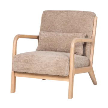Lænestol Mark - Sand - Møbler - Stole & lænestole - Lænestole