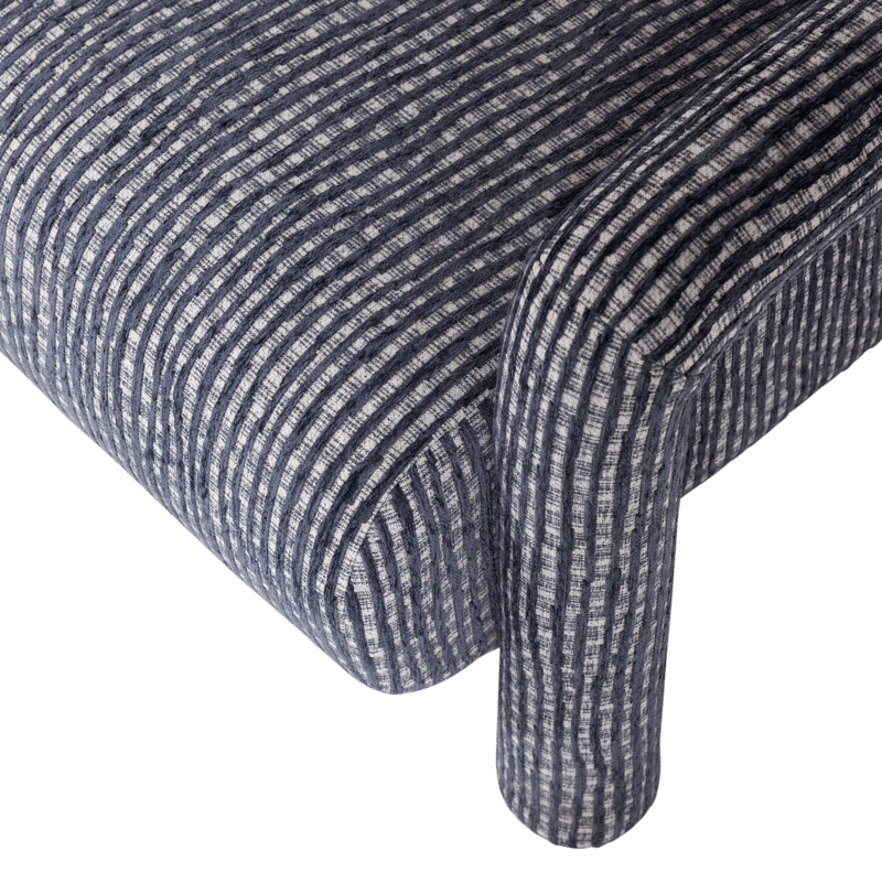 Lænestol med mønster Lenny - Grå/Blå - Møbler - Stole & lænestole - Lænestole