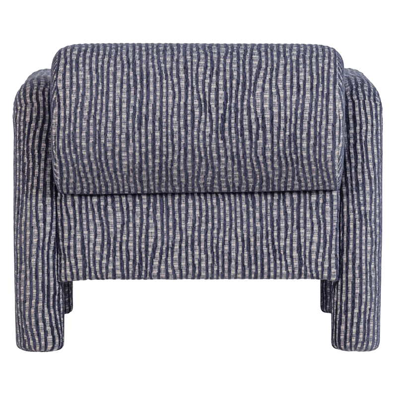 Lænestol med mønster Lenny - Grå/Blå - Møbler - Stole & lænestole - Lænestole