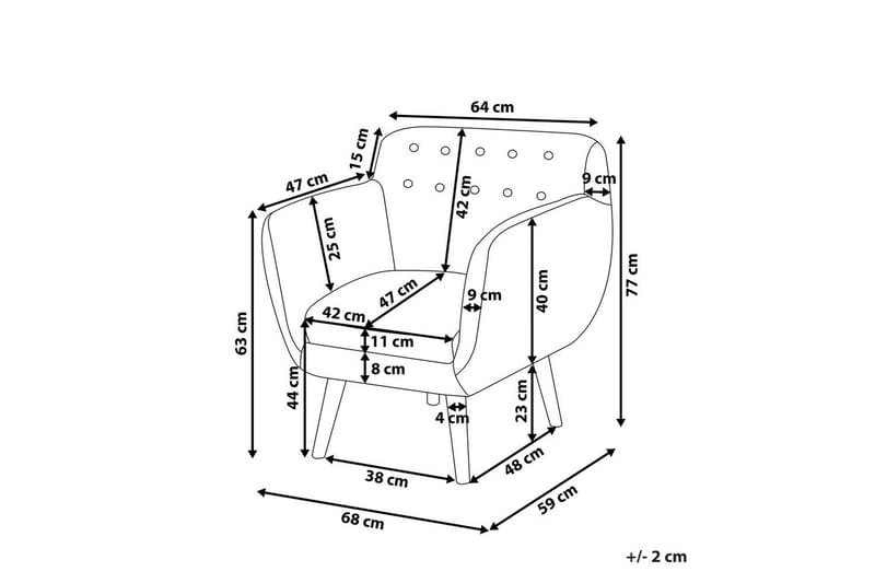 Lænestol Melby - Møbler - Stole & lænestole - Lænestole