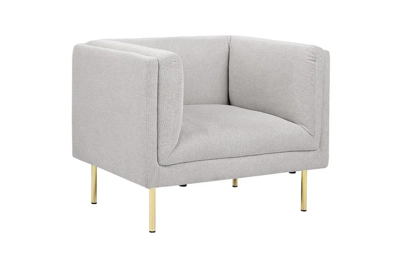 Lænestol Moen, Grå, guld