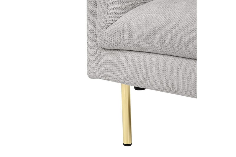 Lænestol Moen - Grå, guld - Møbler - Stole & lænestole - Lænestole