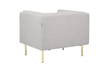 Lænestol Moen - Grå/guld - Møbler - Stole & lænestole - Lænestole