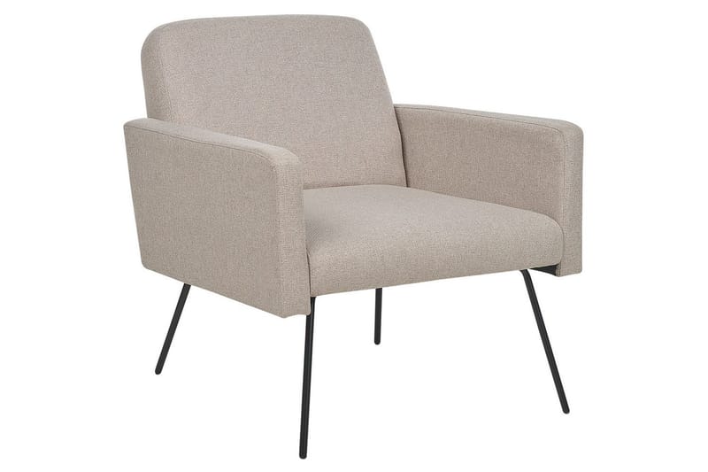 Lænestol Narken - Beige, sort - Møbler - Stole & lænestole - Lænestole