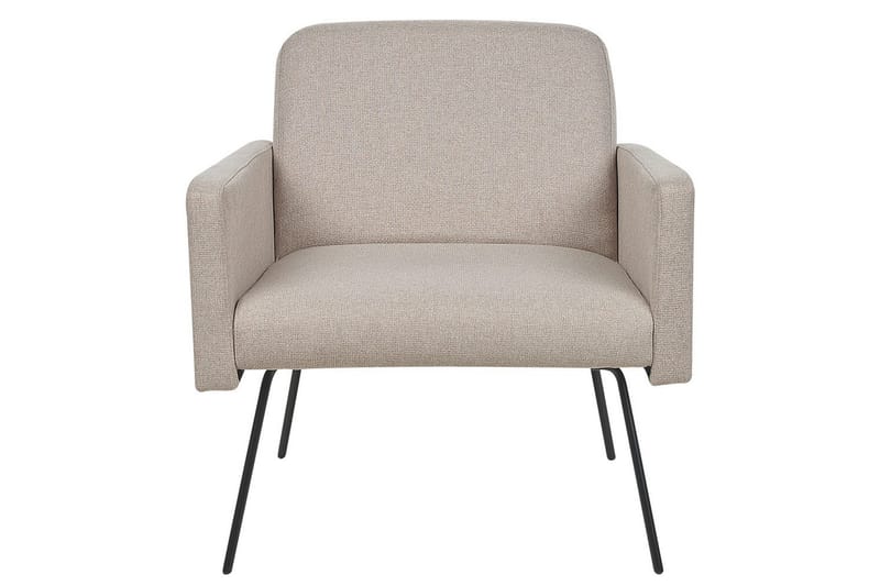 Lænestol Narken - Beige, sort - Møbler - Stole & lænestole - Lænestole
