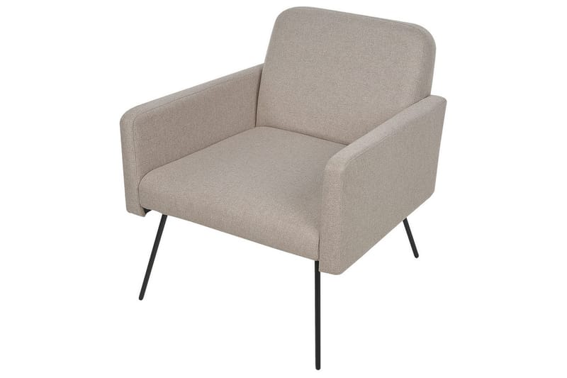 Lænestol Narken - Beige, sort - Møbler - Stole & lænestole - Lænestole