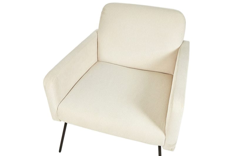 Lænestol Narken - Cremehvid, sort - Møbler - Stole & lænestole - Lænestole