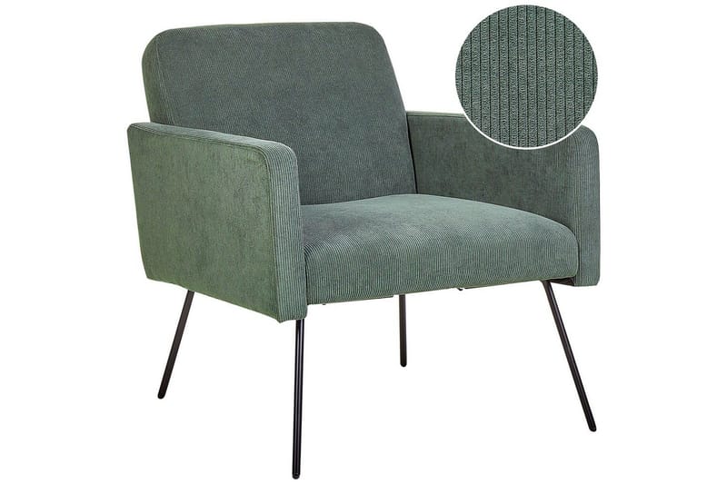 Lænestol Narken, Grøn, Sort, Grøn, sort