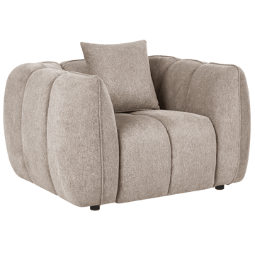 Lænestol Ness - Taupe - Møbler - Stole & lænestole - Lænestole