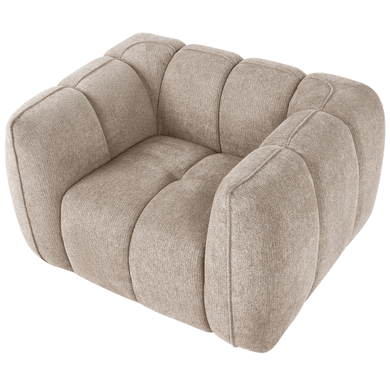 Lænestol Ness - Taupe - Møbler - Stole & lænestole - Lænestole