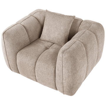 Lænestol Ness - Taupe - Møbler - Stole & lænestole - Lænestole