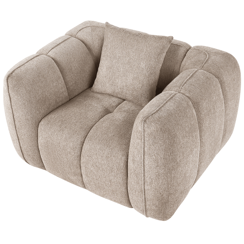 Lænestol Ness - Taupe - Møbler - Stole & lænestole - Lænestole