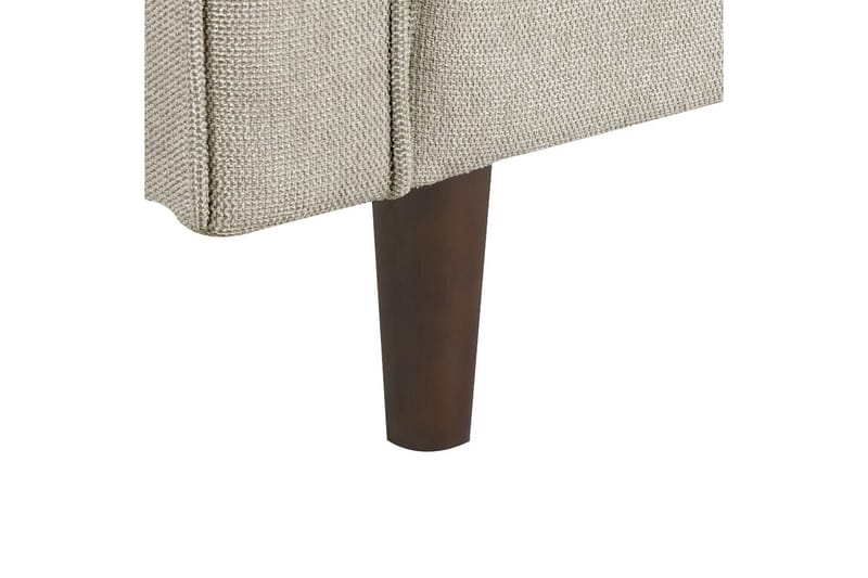 Lænestol Nurmo - Taupe, mørkt træ - Møbler - Stole & lænestole - Lænestole