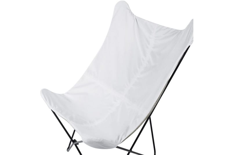 Lænestol Nybro - Hvid, Sort/velour - Møbler - Stole & lænestole - Lænestole