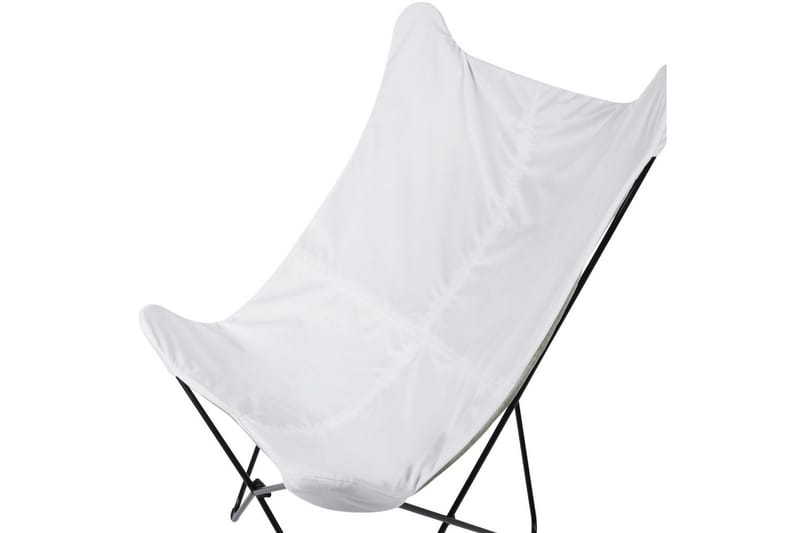 Lænestol Nybro - Hvid, Sort/velour - Møbler - Stole & lænestole - Lænestole