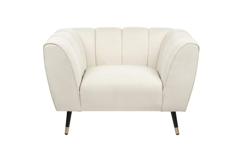 Lænestol Orsta - Beige, sort, guld - Møbler - Stole & lænestole - Lænestole