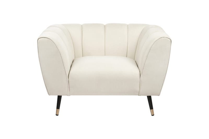 Lænestol Orsta - Beige, sort, guld - Møbler - Stole & lænestole - Lænestole