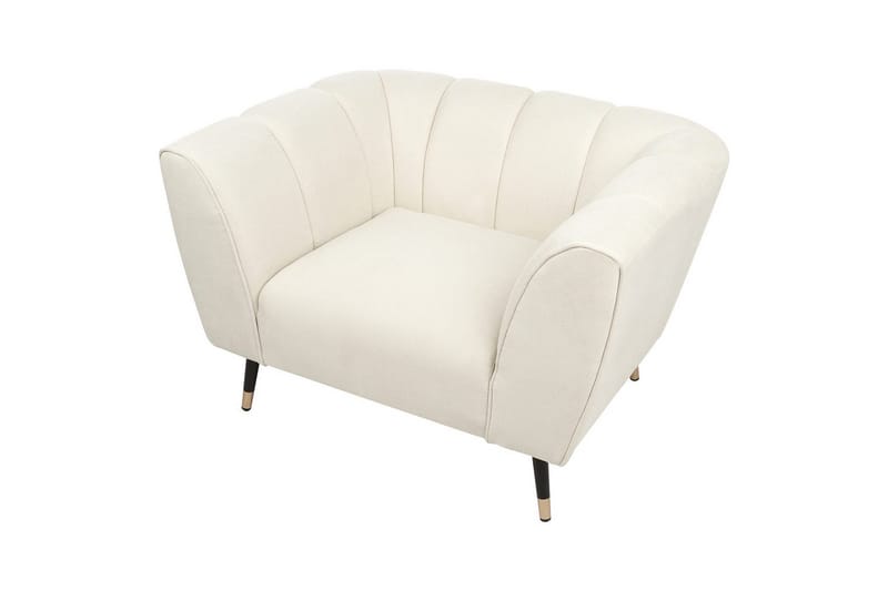 Lænestol Orsta - Beige, sort, guld - Møbler - Stole & lænestole - Lænestole